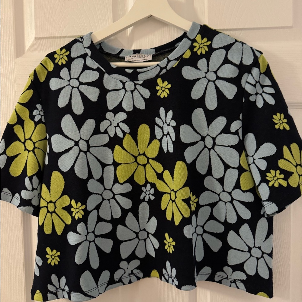 Marigold Montreal cropped shirt